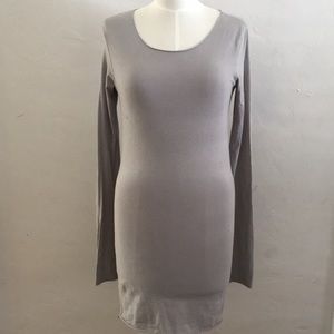 Hard Tail Long Sleeve Dress Onesize Gray